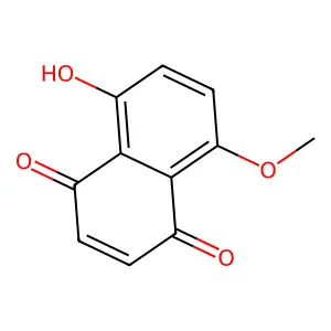 5-Hydroxy-8-methoxynaphthalene-1,4-dione structure