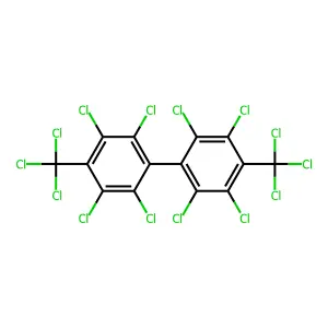 Tetradecachloro-p-bitolyl structure