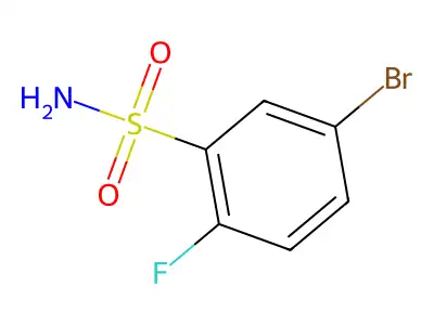 5-Bromo-2-fluorobenzenesulfonamide structure