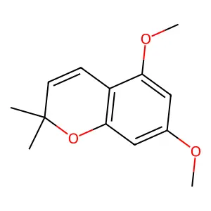 5,7-Dimethoxy-2,2-dimethylchromene structure