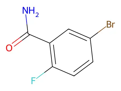 5-Bromo-2-fluorobenzamide structure