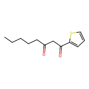 1-(Thiophen-2-yl)octane-1,3-dione structure