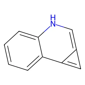 Cyclopropa(c)quinoline structure