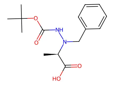 - -NALPHA-BENZYL-NBETA-BOC-D-HYDRAZINOALANINEDICYCLOHEXYLAMINESALT structure