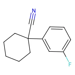 1-(3-Fluorophenyl)cyclohexanecarbonitrile structure