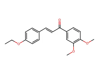 1-(3,4-Dimethoxyphenyl)-3-(4-ethoxyphenyl)-2-propen-1-one structure