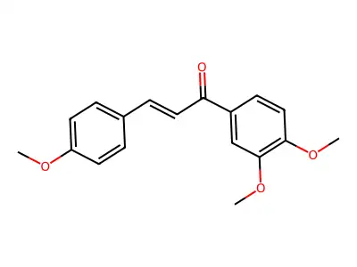 2-Propen-1-one, 1-(3,4-dimethoxyphenyl)-3-(4-methoxyphenyl)-, (2E)- structure