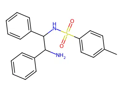N-(2-amino-1,2-diphenylethyl)-4-methylbenzenesulfonamide structure