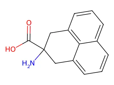 2-Azaniumyl-1,3-dihydrophenalene-2-carboxylate structure