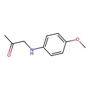 1-[(4-methoxyphenyl)amino]-2-Propanone structure