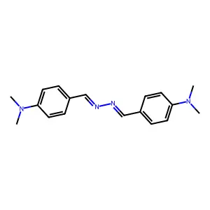4-(Dimethylamino)benzaldehyde [4-(dimethylamino)benzylidene]hydrazone structure