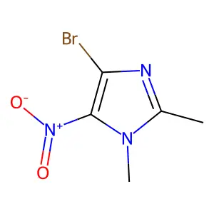 Imidazole, 4-bromo-1,2-dimethyl-5-nitro- structure