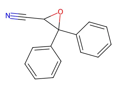 3,3-Diphenyloxirane-2-carbonitrile structure