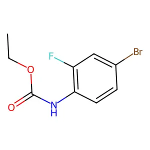 Ethyl (4-bromo-2-fluorophenyl)carbamate structure