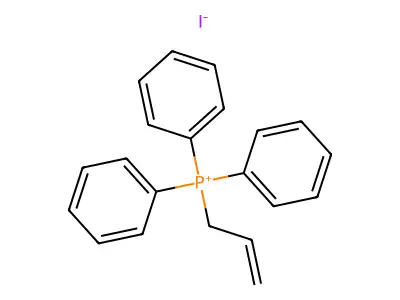 Phosphonium, allyltriphenyl-, iodide structure