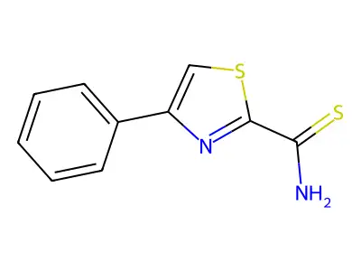 4-Phenyl-1,3-thiazole-2-carbothioamide structure