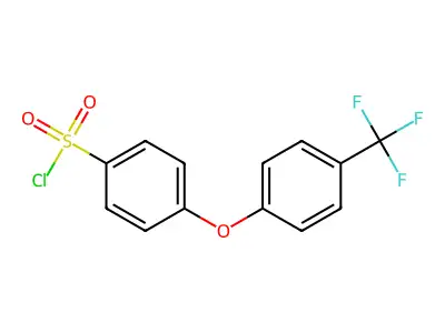 4-[4-(trifluoromethyl)phenoxy]benzenesulfonyl Chloride structure