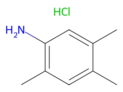 (2,4,5-三甲基苯基)铵氯化物 structure