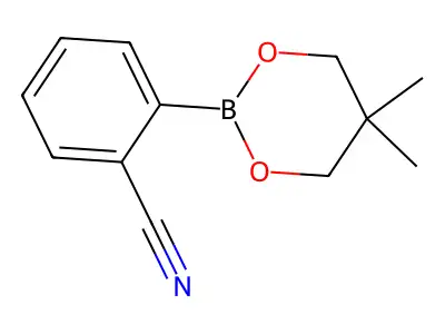 2-(5,5-Dimethyl-1,3,2-dioxaborinan-2-yl)benzonitrile structure