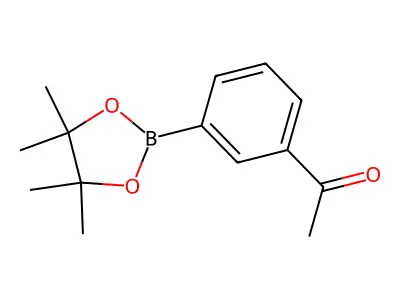 1-[3-(4,4,5,5-Tetramethyl-1,3,2-dioxaborolan-2-yl)phenyl]ethanone structure