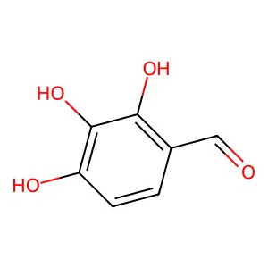 2,3,4-三羟基苯甲醛 structure