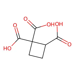 1,1,2-Cyclobutanetricarboxylicacid structure