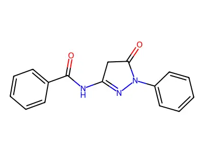 N-(5-oxo-1-phenyl-4H-pyrazol-3-yl)benzamide structure