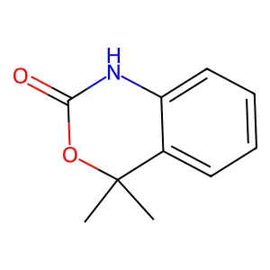 4H-3,1-Benzoxazin-2-one, 1,2-dihydro-4,4-dimethyl- structure