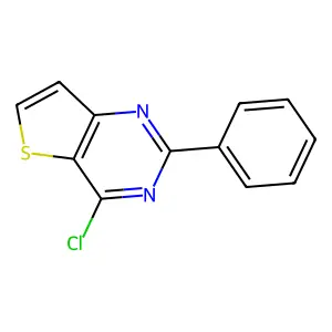 4-Chloro-2-phenylthieno[3,2-d]pyrimidine structure