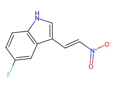 5-Fluoro-3-(2-nitrovinyl)indole structure