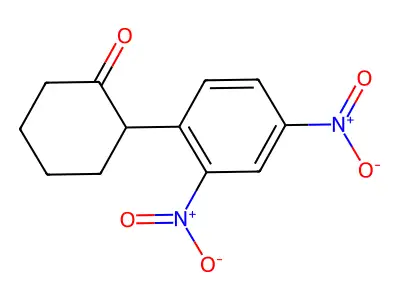 2-(2,4-Dinitrophenyl)cyclohexanone structure