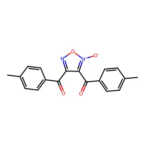 di-p-toluoyl-furazan-2-oxide structure