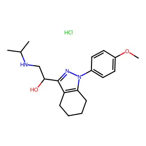 N,N-dimethyl-3-[(1-nitroacridin-9-yl)amino]propan-1-amine oxide structure
