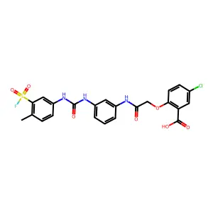 5-chloro-2-[2-[3-[(3-fluorosulfonyl-4-methylphenyl)carbamoyl structure