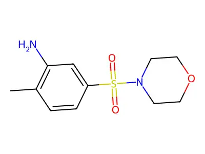 2-Methyl-5-(morpholine-4-sulfonyl)aniline structure