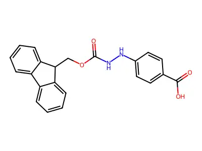 4-(2-Fmoc-hydrazino)benzoic acid structure