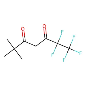1,1,1,2,2-Pentafluoro-6,6-dimethylheptane-3,5-dione structure