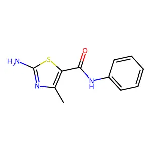 2-Imino-N-(3-methylphenyl)-2,3-dihydro-1,3-thiazole-5-carboximidic acid structure