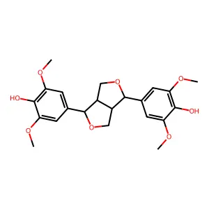 丁香脂素 structure
