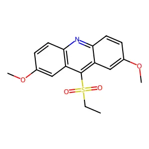 9-(Ethylsulfonyl)-2,7-dimethoxyacridine structure