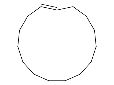 cyclopentadecene structure