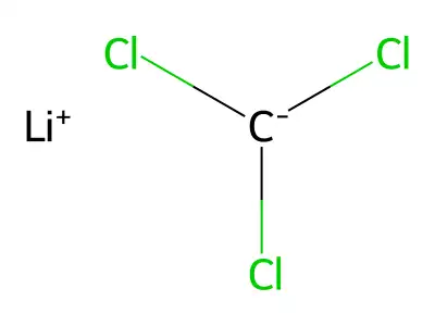 (Trichloromethyl)lithium structure