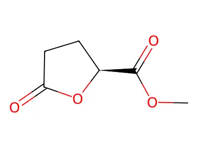 Methyl 5-oxotetrahydrofuran-2-carboxylate structure