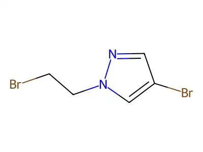 4-Bromo-1-(2-bromoethyl)-1H-pyrazole structure