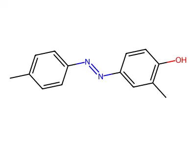 2-Methyl-4-[(4-methylphenyl)hydrazinylidene]cyclohexa-2,5-dien-1-one structure