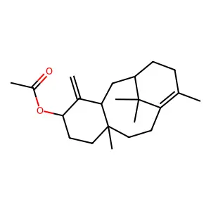 Taxa-4(20),11(12)-dien-5alpha-yl acetate structure
