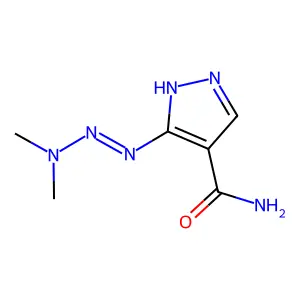 3-(3,3-二甲基-1-三氮烯基)吡唑-4-甲酰胺 structure