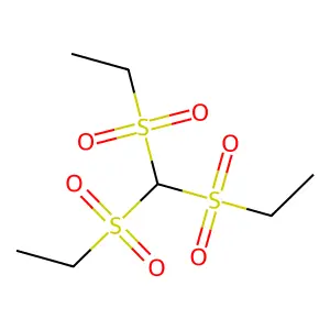 Tris(ethylsulphonyl)methane structure