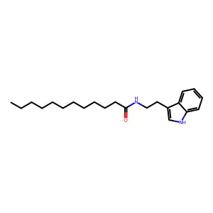 N-[2-(1H-Indol-3-yl)ethyl]dodecanamide structure