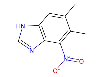 5,6-Dimethyl-4-nitro-1H-benzo[d]imidazole structure